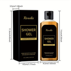 1pc/ 2pcs Men's Perfume Body Wash, Containing Lemon Oil And Aloe Leaf Extract, Gently Cleanses The Body, Leaving A Lasting Fragrance On The Beige, with A Fresh Scent. Suitable for Christmas And Halloween Parties, New Product