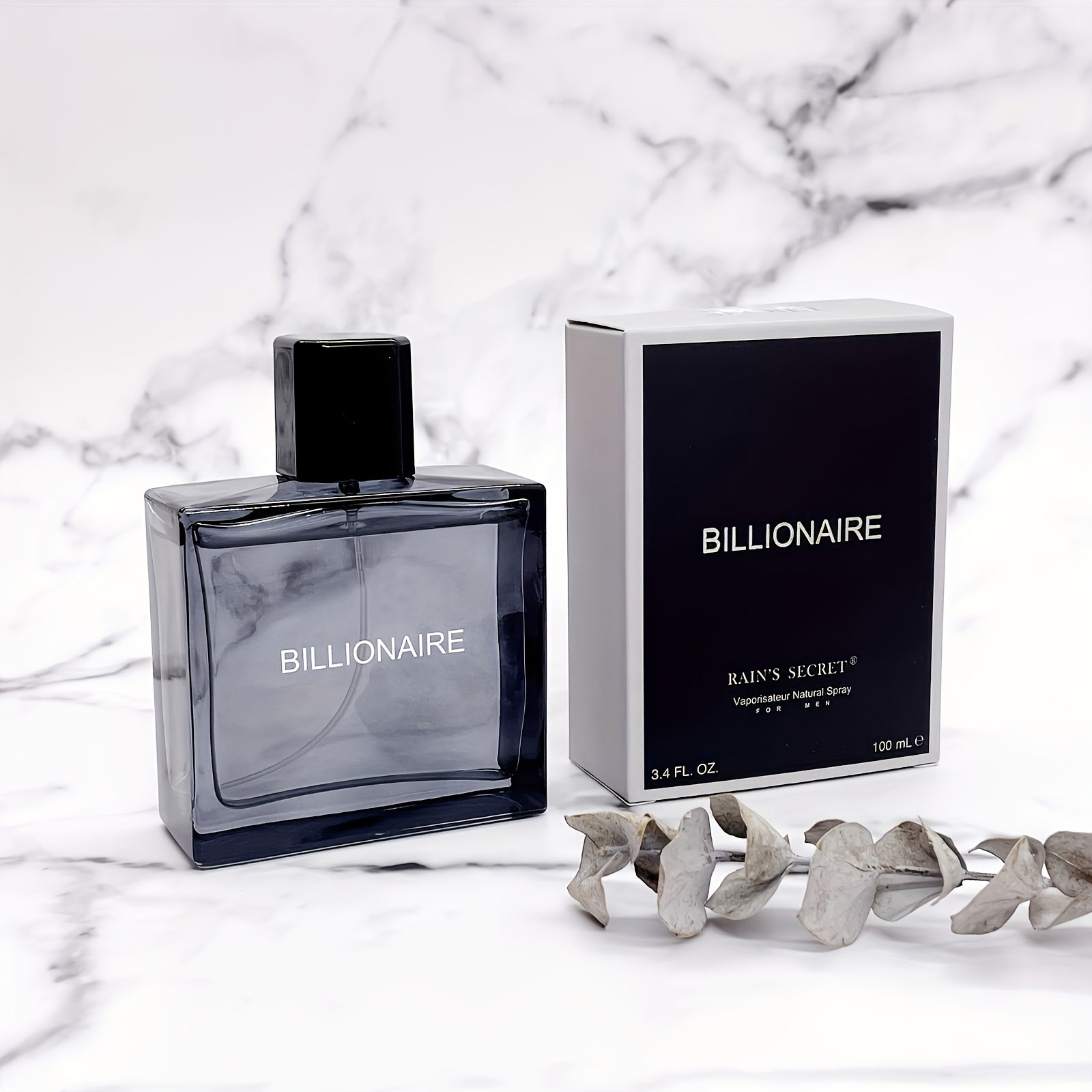 Men'S Perfume Spray - Natural Woody Notes for Lasting Freshness - Perfect for Dating & Sports - 3.38oz