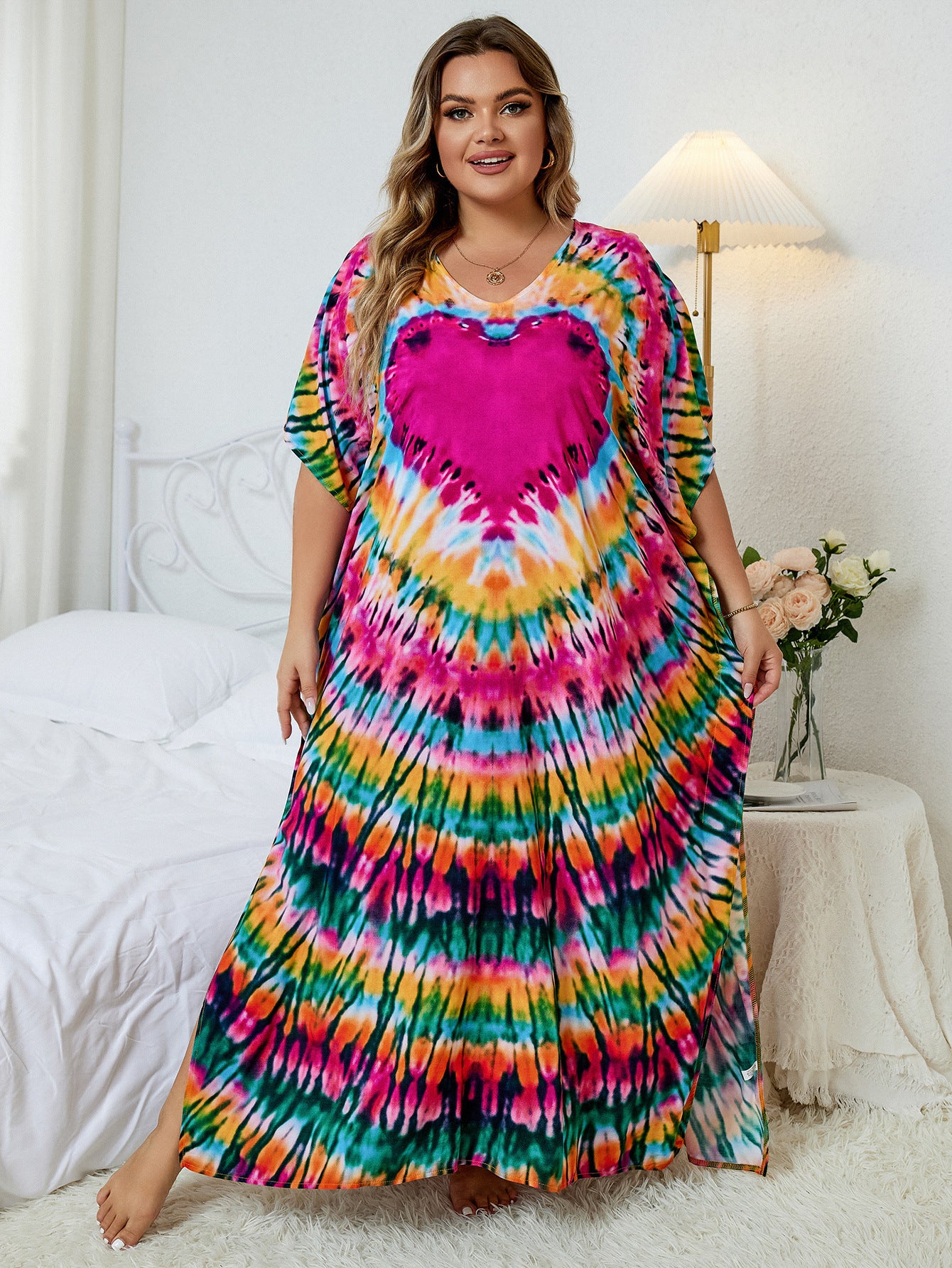 Loose Plus Size Vacation Robe Bikini Cover-up