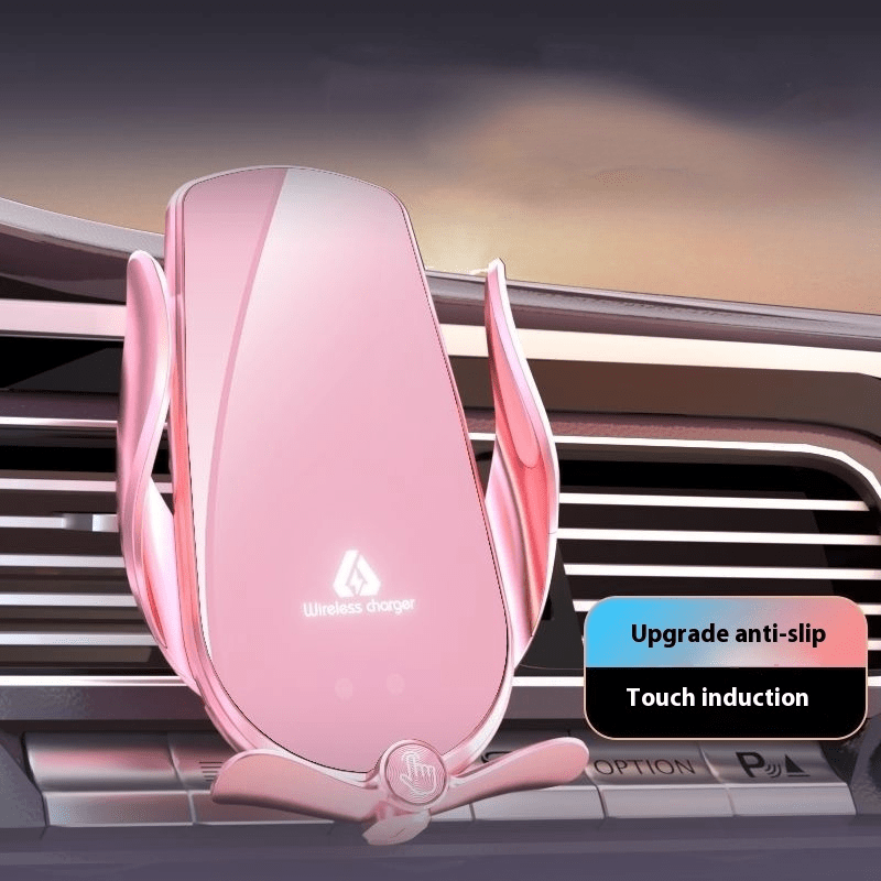 Fast Charging Smart Sensor Wireless Car Phone Charger Auto-Clamping Air Vent Phone Holder