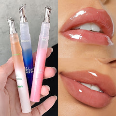 Hydrating Berry-Infused Lip Gloss - Moisturizing & Shiny Finish, Long-Lasting Nourishing Lip Oil for All Skin Types, Perfect Valentine's Day Gift