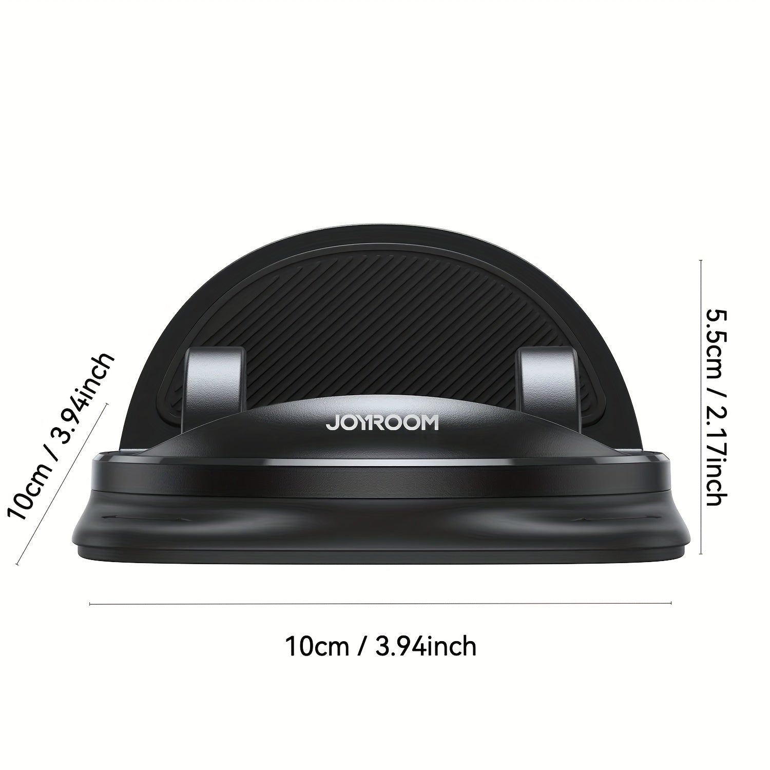 Joyroom Universal Car Phone Holder - ABS Material, 360° Rotatable Dashboard Mount, One-Handed Operation, Super Strong Grip, Upgraded Silicone Design for Secure Phone Placement