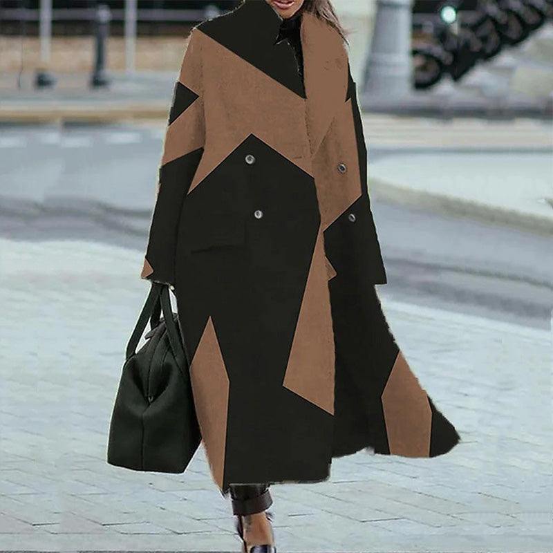 Women's Fashion Casual Wool Coat