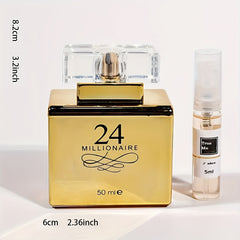 Noble and elegant men's perfume Woody notes Temperament light fragrance Noble and elegant Very suitable for dating, business, daily and versatile use Christmas, Halloween, Thanksgiving, perfect gifts