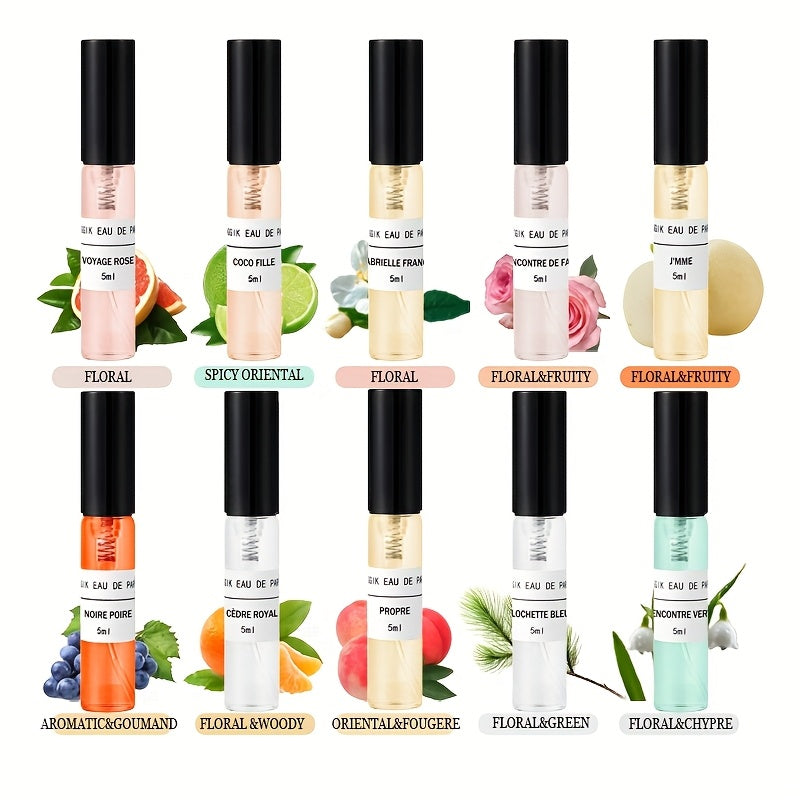20 Pack Perfume Gift Set For Woman, Perfume De Hombre Set, 0.17oz Mini Perfume, Travel Perfume, Long-lasting Fragrance, Floral Oriental Fruity Fougere Green Chypre Aromatic New Year Perfume Gift Must Haves Cheap Girly Stuff U