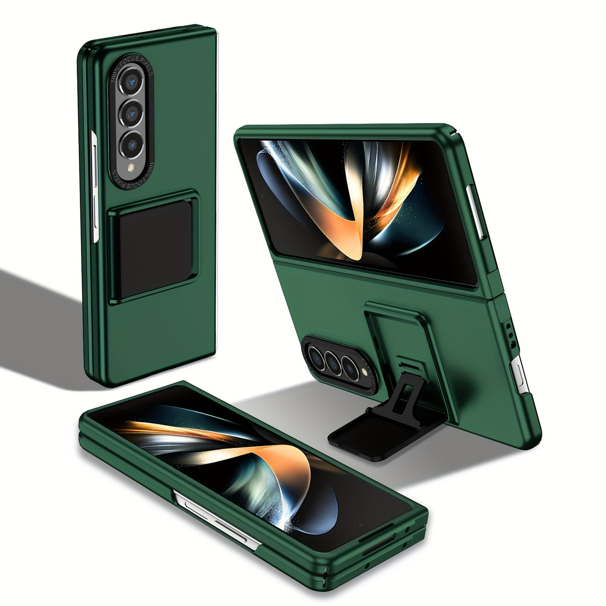 Suitable For Samsung Galaxy ZFold5/4 Phone Case Folding Screen Fold3 Gear Support ZFlip4/5 Anti-fall Protective Cover