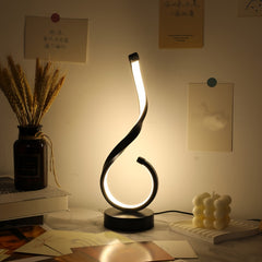1pc Modern USB Three-Color Dimming Iron Table Light, Simple Desktop Decorative Lamp with Adjustable Brightness