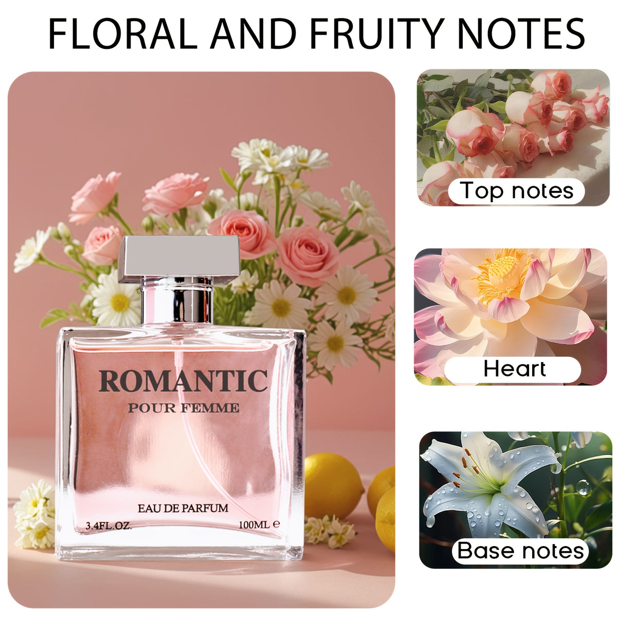 Women'S Perfume, Elegant Floral And Vanilla Scent, Lasting 6-8 Hours, Must-have For, Suitable For Daily Use Or Dating, A Surprise Gift Designed For, A Gift To Receive Every Day, Mother'S Day Gift, Pheromone Perfume, Fashion I