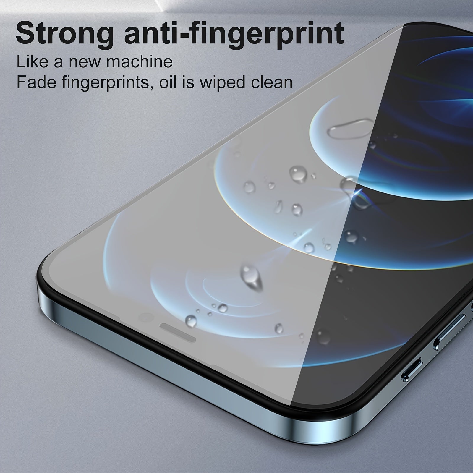 8pcs Anti Spy for iPhone X/XS/XR/12/13/14/15/16 Pro Max Anti Spy Screen Protector 9H Hardness Fingerprint Resistant Scratch Resistant Privacy Screen Tempered Glass Protector Screen Friendly