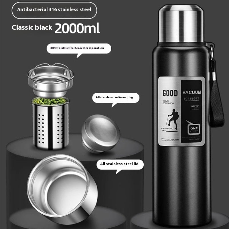 316 Stainless Steel Liner Vacuum All-steel Thermal Pot
