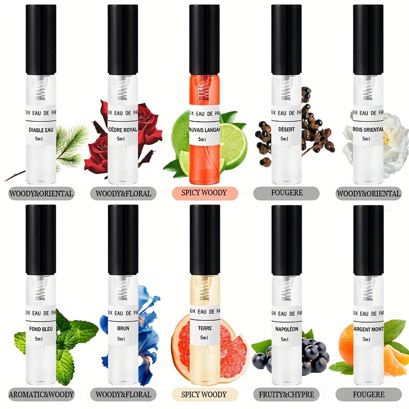 20 Pack Perfume Gift Set For Woman, Perfume De Hombre Set, 0.17oz Mini Perfume, Travel Perfume, Long-lasting Fragrance, Floral Oriental Fruity Fougere Green Chypre Aromatic New Year Perfume Gift Must Haves Cheap Girly Stuff U