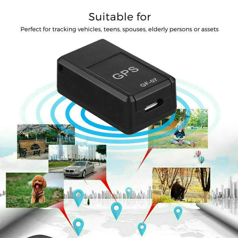 GF07 Mini Magnetic GPS Tracker Real-Time Locator for Car Truck Vehicle GSM GPRS USA